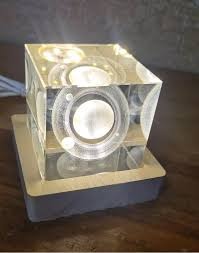 Miniatura 2 de LAMPARA DE CRISTAL EN CUBO